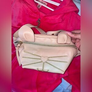 Pleather cat fannypack